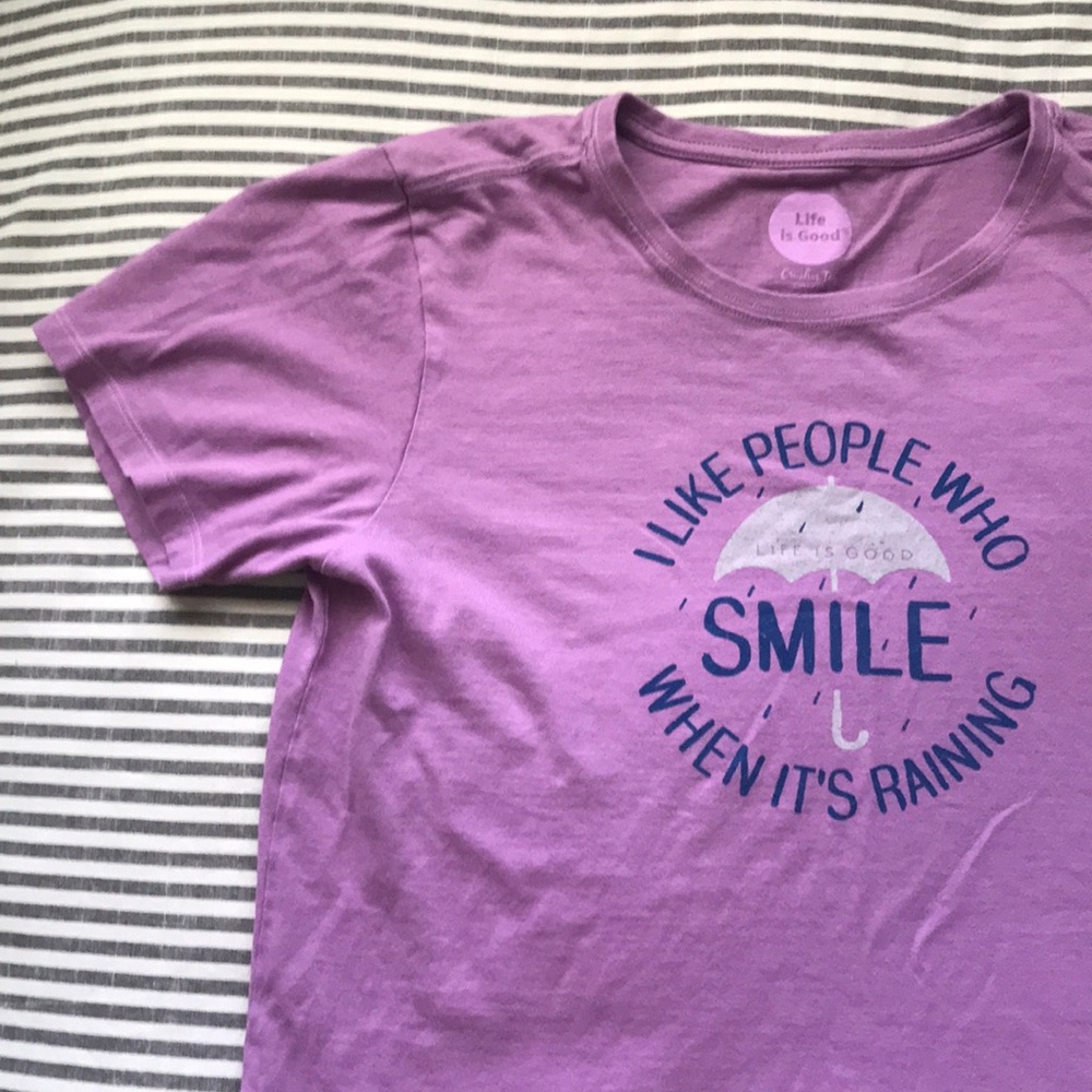 Purple Life is Good t-shirt